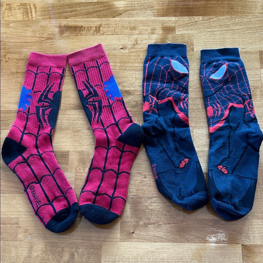 Marvel Spider-Man Socks - Red and Black